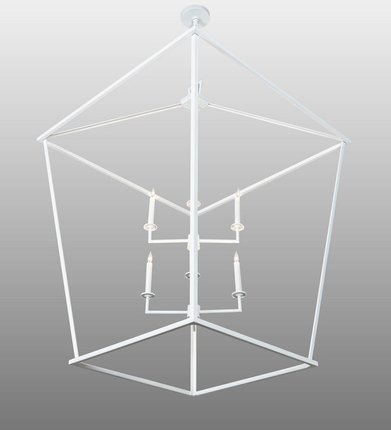 Meyda Tiffany 223475 Eight Light Pendant, Matte White