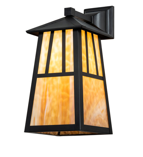 Meyda Tiffany 223780 One Light Wall Sconce, Craftsman Brown