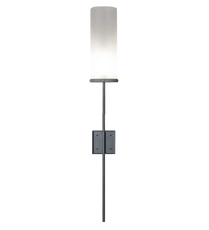 Meyda Tiffany 223942 One Light Wall Sconce, Light Gray Wrinkle