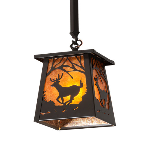Meyda Tiffany 223947 One Light Pendant, Timeless Bronze