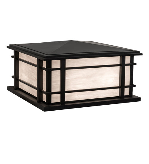 Meyda Tiffany 224147 Four Light Pier Mount, Craftsman Brown