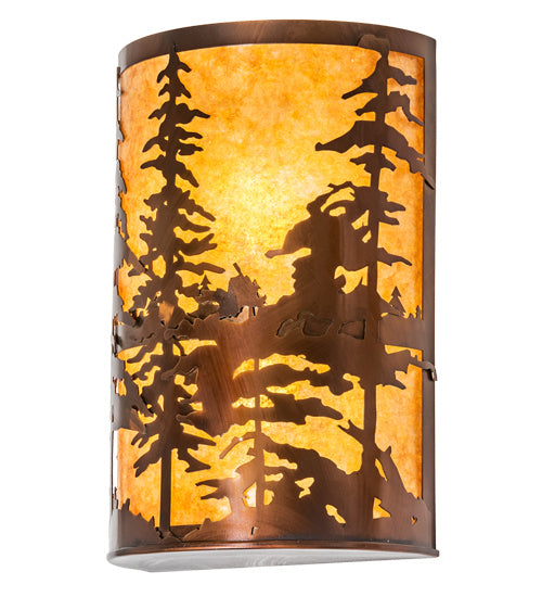 Meyda Tiffany 224710 Two Light Wall Sconce, Vintage Copper