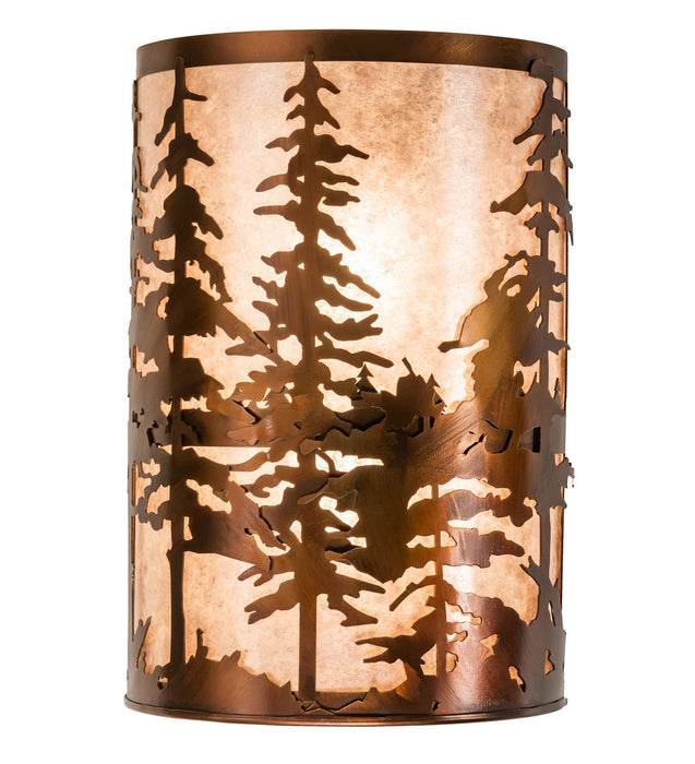 Meyda Tiffany 224711 Two Light Wall Sconce, Vintage Copper