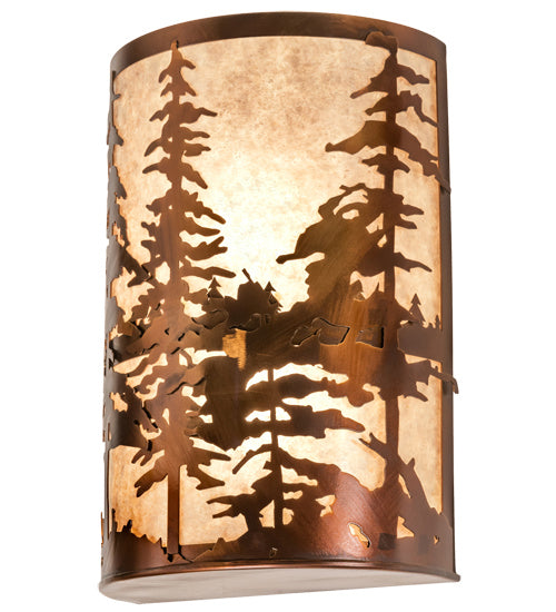 Meyda Tiffany 224711 Two Light Wall Sconce, Vintage Copper