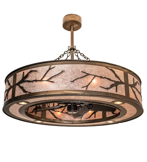 Meyda Tiffany 224914 16 Light Chandel-Air, Dark Burnished Antique Copper