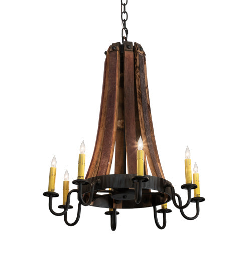 Meyda Tiffany 224987 Eight Light Chandelier, Oil Rubbed Bronze