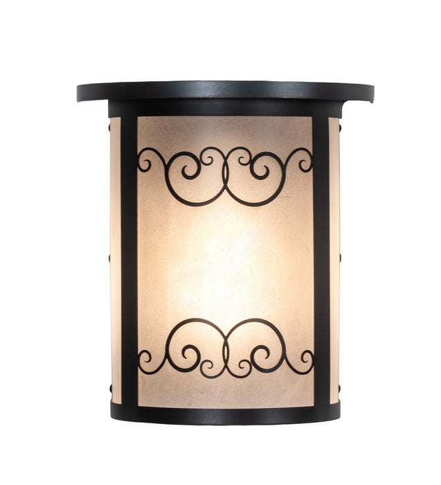 Meyda Tiffany 225277 One Light Wall Sconce, Craftsman Brown