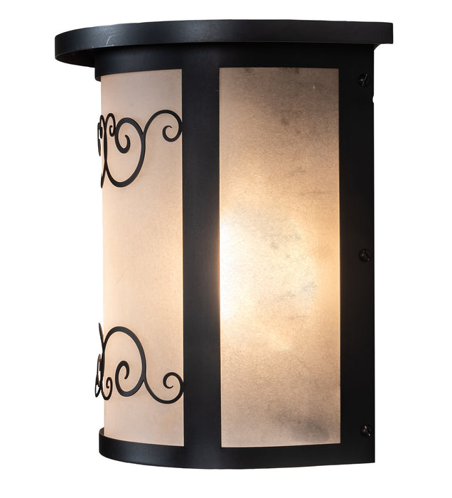 Meyda Tiffany 225277 One Light Wall Sconce, Craftsman Brown