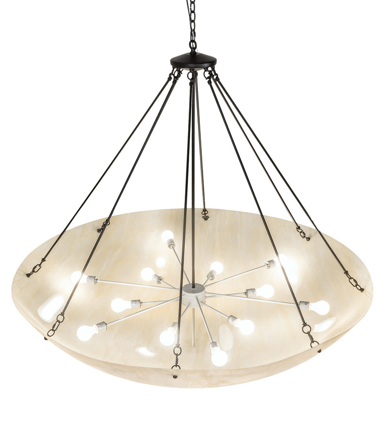 Meyda Tiffany 225606 12 Light Pendant, Textured Black