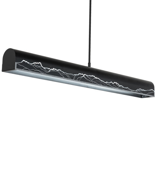 Meyda Tiffany 225607 LED Pendant, Solar Black & Natural Iron