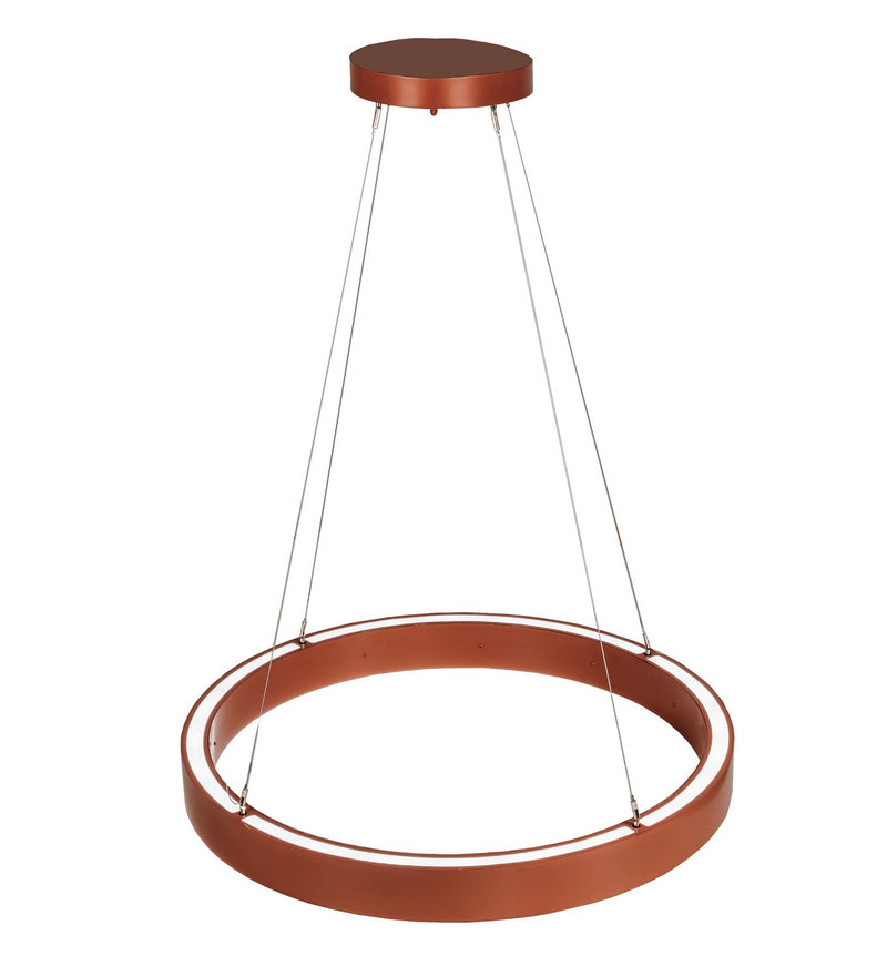 Meyda Tiffany 225704 LED Pendant, Copper Metallic