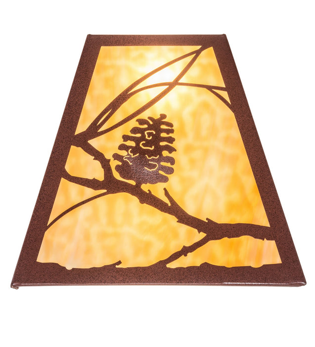 Meyda Tiffany 225720 Two Light Wall Sconce, Rust