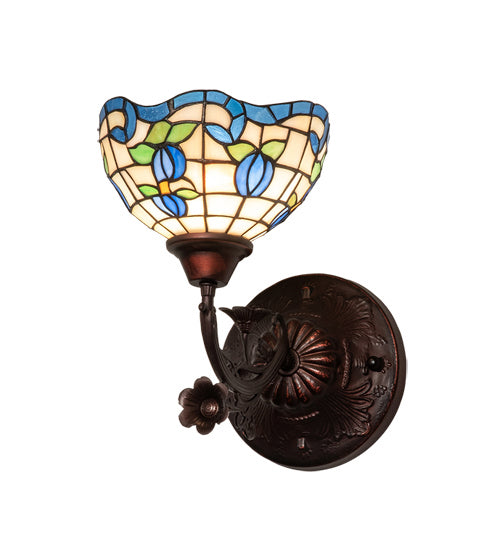 Meyda Tiffany 225837 One Light Wall Sconce, Mahogany Bronze
