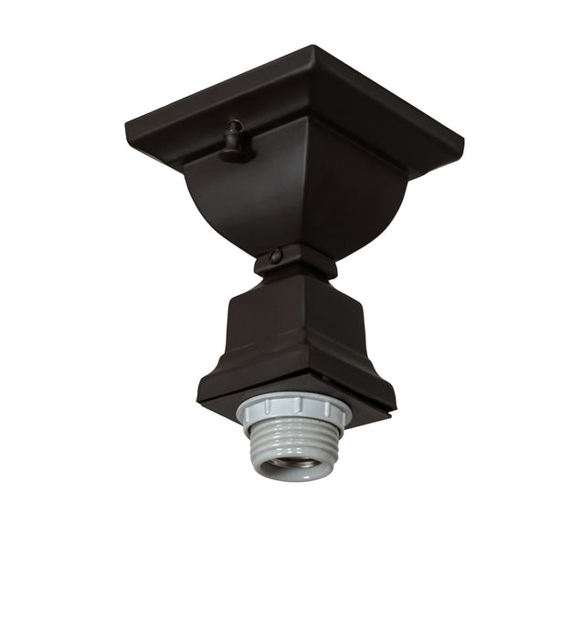 Meyda Tiffany 225880 One Light Flushmount, Oil Rubbed Bronze