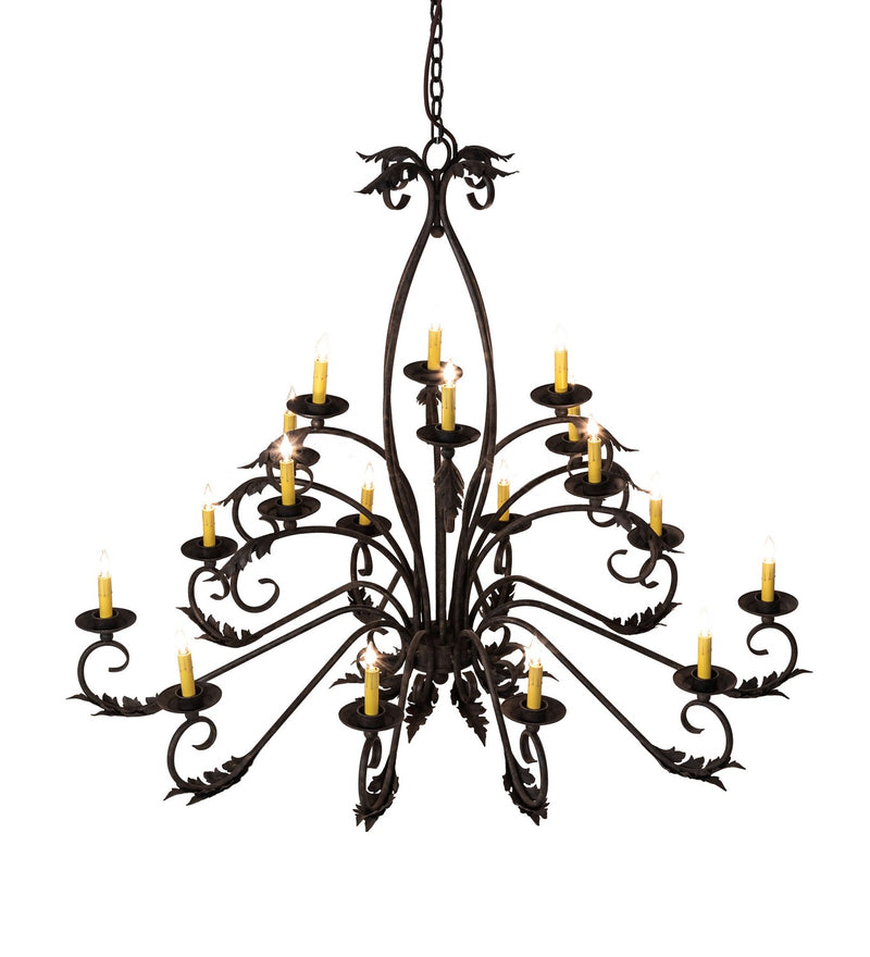 Meyda Tiffany 225931 18 Light Chandelier, Antiquity