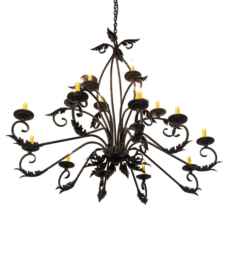 Meyda Tiffany 225931 18 Light Chandelier, Antiquity