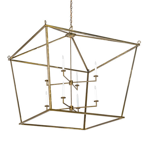 Meyda Tiffany 226019 Eight Light Pendant, Brass