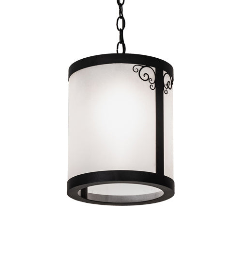 Meyda Tiffany 226031 One Light Pendant, Old Wrought Iron