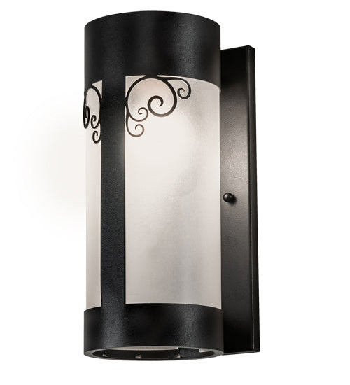 Meyda Tiffany 226040 One Light Wall Sconce, Old Wrought Iron