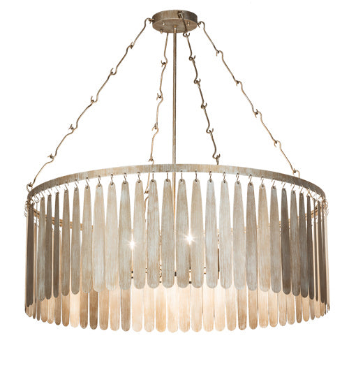 Meyda Tiffany 226179 Eight Light Chandelier, Antique Silver
