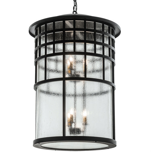 Meyda Tiffany 226294 Six Light Pendant, Solar Black