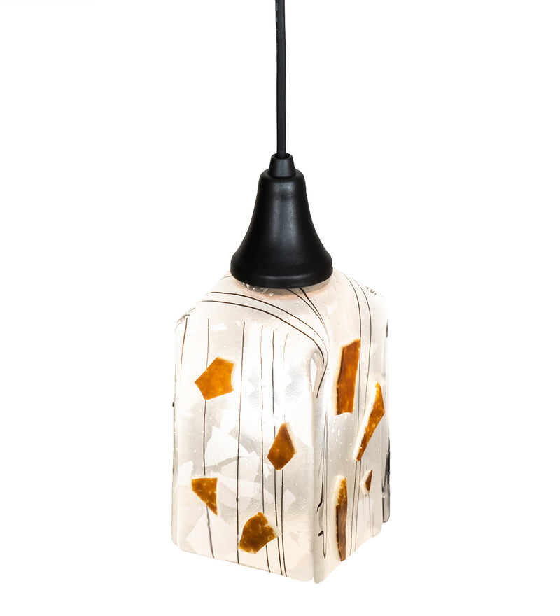 Meyda Tiffany 226314 One Light Mini Pendant, Textured Black