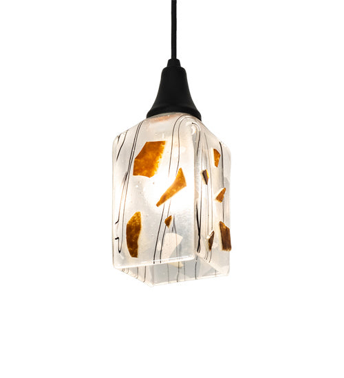 Meyda Tiffany 226314 One Light Mini Pendant, Textured Black