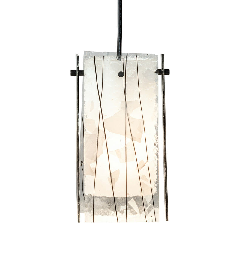 Meyda Tiffany 226315 One Light Mini Pendant, Textured Black