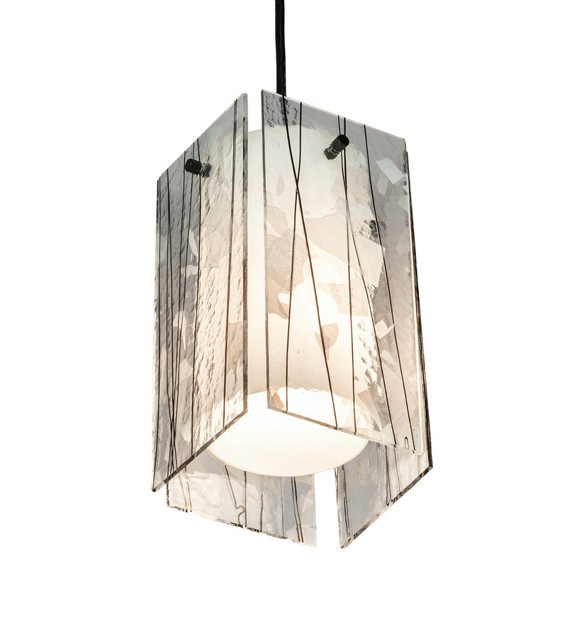 Meyda Tiffany 226315 One Light Mini Pendant, Textured Black