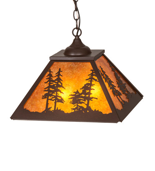 Meyda Tiffany 226614 Two Light Pendant, Cafe Noir