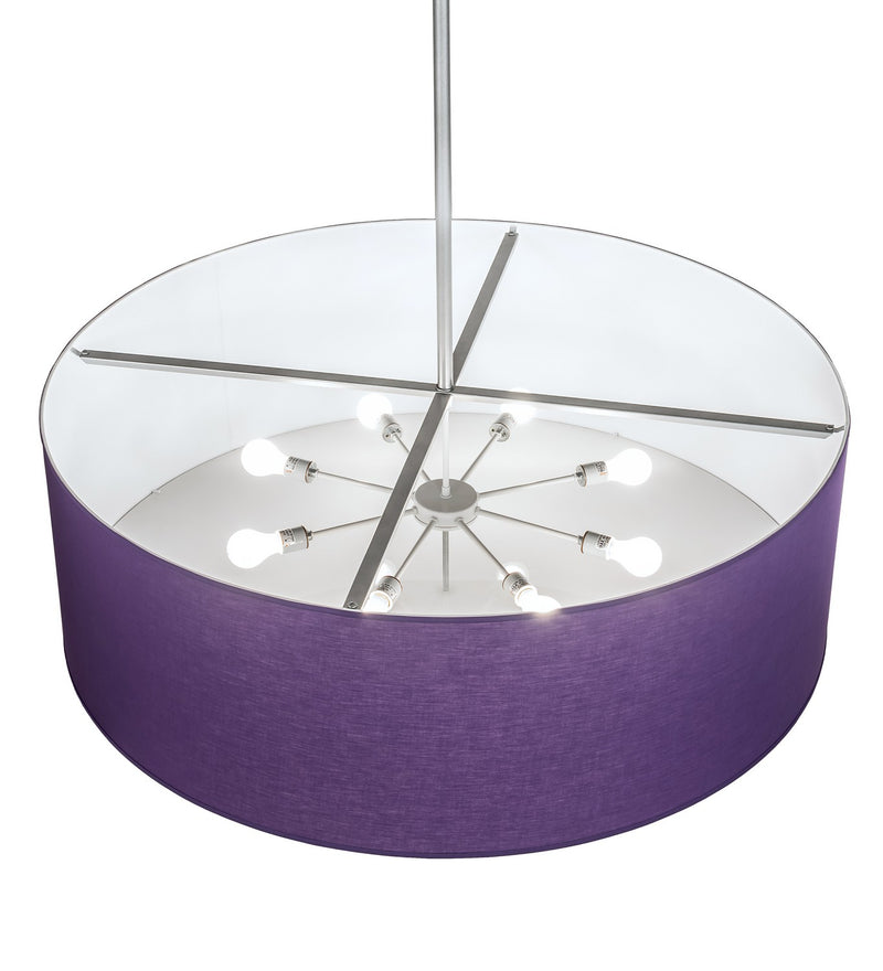 Meyda Tiffany 226828 Eight Light Pendant, Sparkle Silver