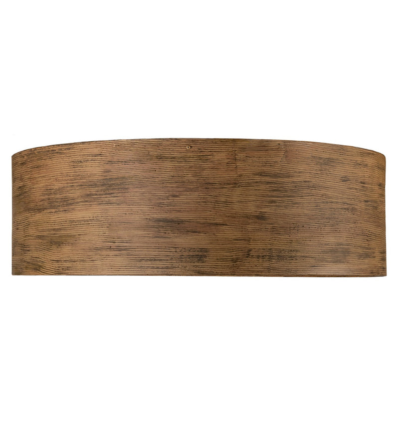 Meyda Tiffany 227018 LED Flushmount, Old Distressed Wood