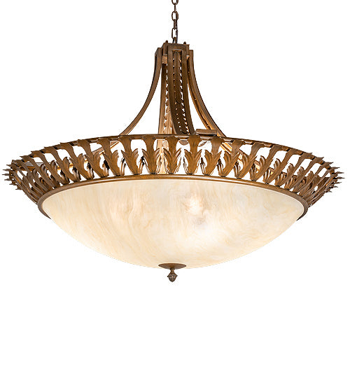 Meyda Tiffany 227562 Six Light Pendant, Rustic Iron
