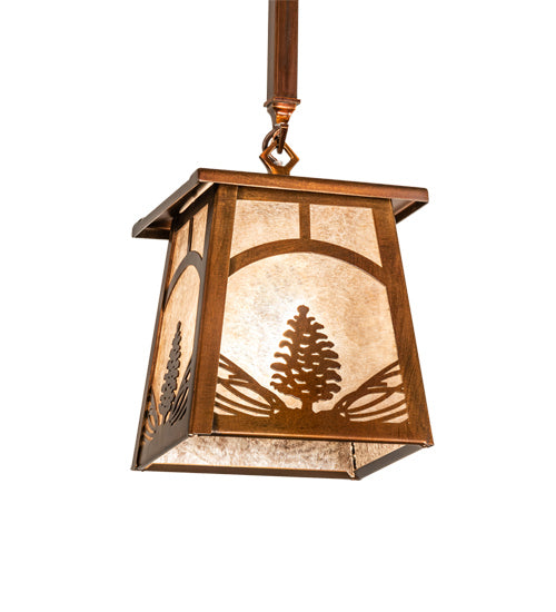 Meyda Tiffany 227795 One Light Mini Pendant, Vintage Copper