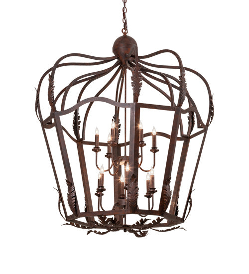 Meyda Tiffany 227873 12 Light Pendant, Rusty Nail Textured