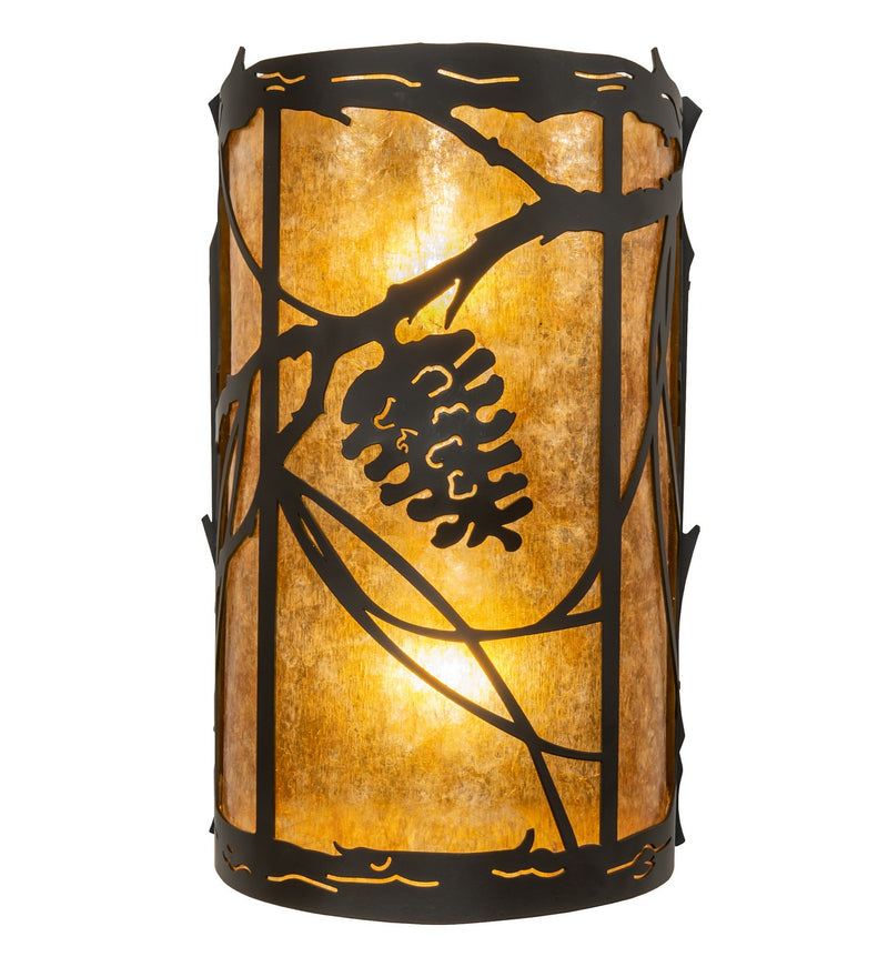 Meyda Tiffany 227983 Two Light Wall Sconce, Oil Rubbed Bronze