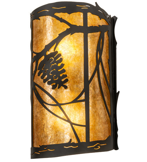 Meyda Tiffany 227983 Two Light Wall Sconce, Oil Rubbed Bronze