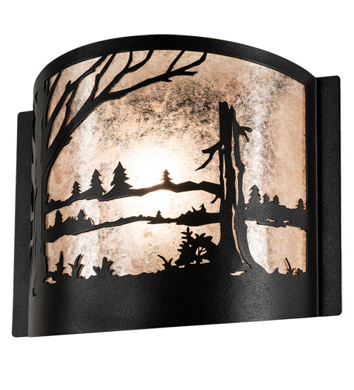 Meyda Tiffany 228346 One Light Wall Sconce, Textured Black