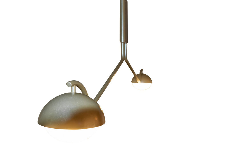 Meyda Tiffany 228659 LED Pendant, Champagne Metallic