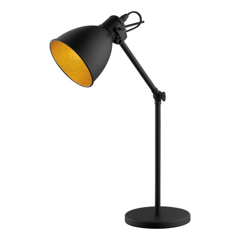 Eglo USA 203447A One Light Table Lamp, Black / Gold
