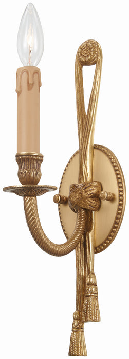 Metropolitan N9681A One Light Wall Sconce, Antique Gold