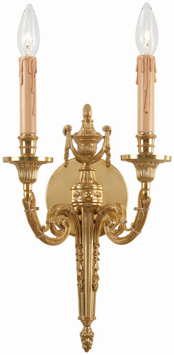 Metropolitan N9789 Two Light Wall Sconce, French Gold