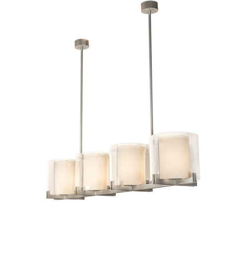 Meyda Tiffany 228896 Four Light Pendant, Nickel