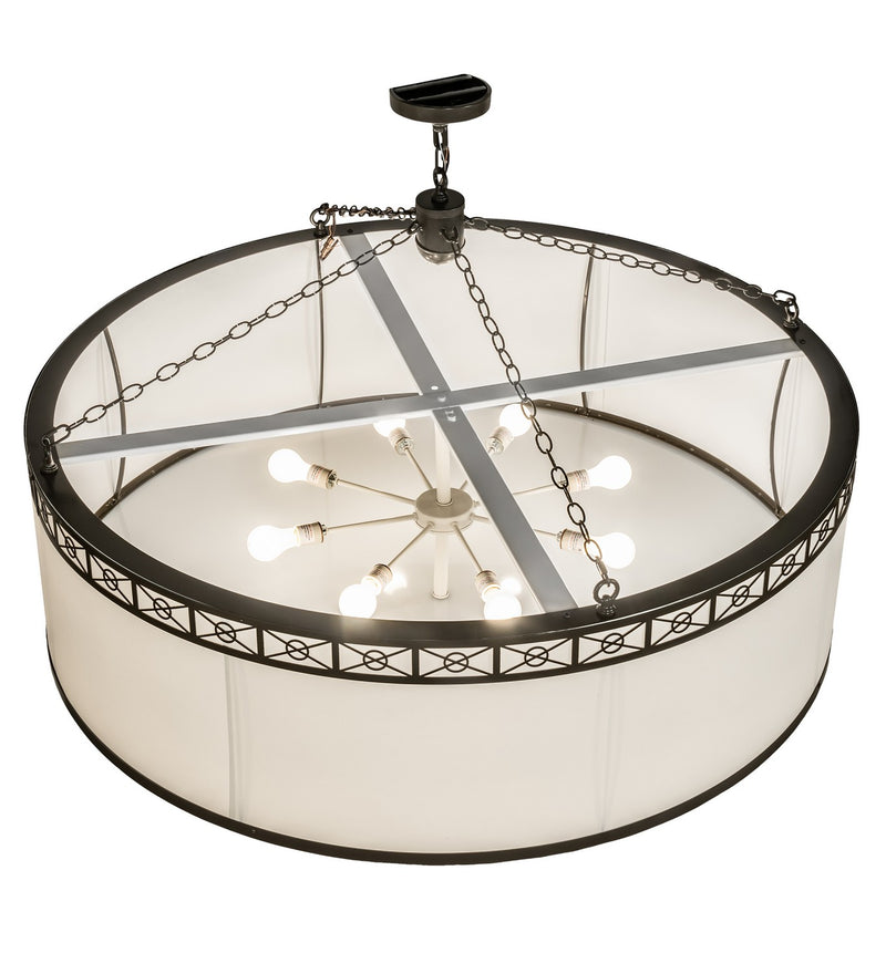 Meyda Tiffany 228932 Eight Light Pendant, Timeless Bronze
