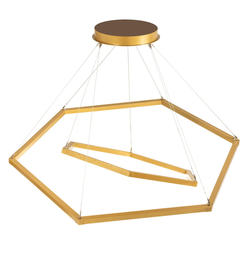 Meyda Tiffany 229038 LED Pendant, Goldtastic