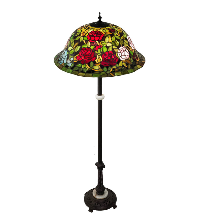 Meyda Tiffany 229110 Three Light Floor Lamp, Mahogany Bronze
