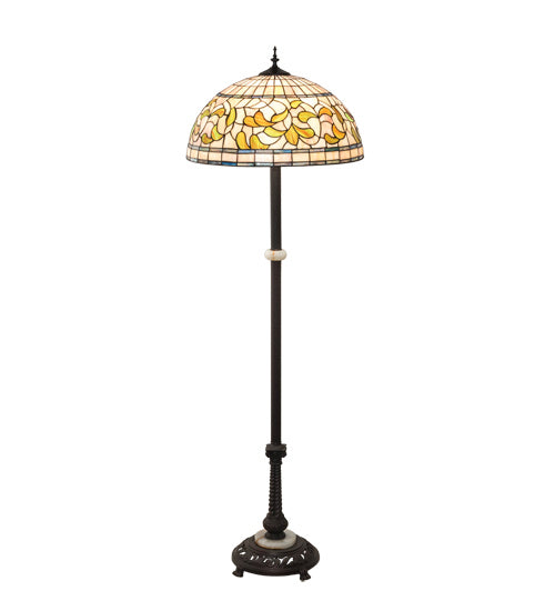 Meyda Tiffany 229125 Three Light Floor Lamp, Mahogany Bronze