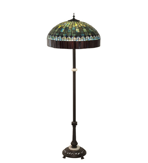 Meyda Tiffany 229127 Three Light Floor Lamp, Mahogany Bronze