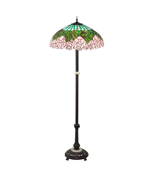 Meyda Tiffany 229130 Three Light Floor Lamp, Mahogany Bronze