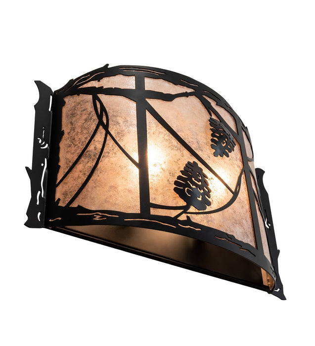 Meyda Tiffany 229135 Two Light Wall Sconce, Solar Black